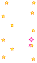 yellow and pink stars